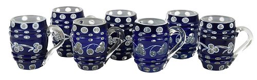 SEVEN BLUE AND WHITE CUT TO CLEAR
