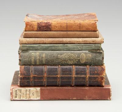 Seven books, gardening,