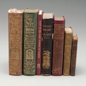 Seven books, mixed Georgia tit