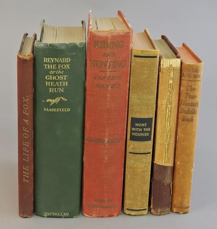 Seven books on fox hunting