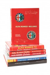 SEVEN BOOKS ON ITALIAN ALFA RO