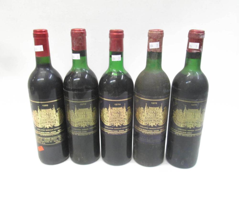 SEVEN BOTTLES OF VINTAGE FRENCH RED