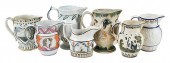 SEVEN BRITISH CERAMIC PRATTWAR