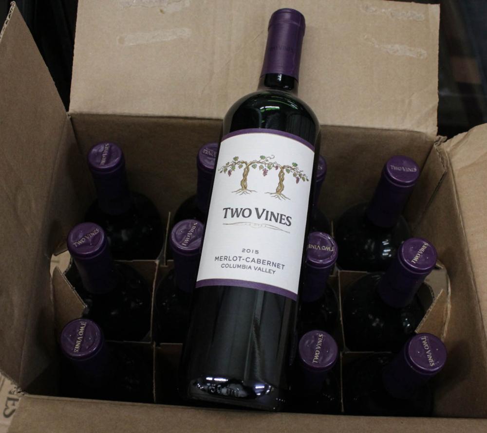 SEVEN CASES OF MERLOT-CABERNET