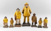 SEVEN CAST IRON "OLD SALT" DOO