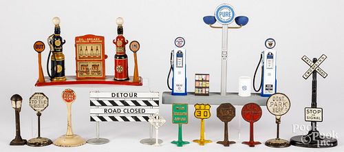 SEVEN CAST IRON ROAD TRAFFIC