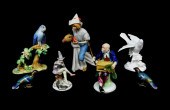 SEVEN CERAMIC FIGURES INCLUDIN