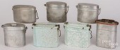 SEVEN CHILDREN'S LUNCH BOXES,