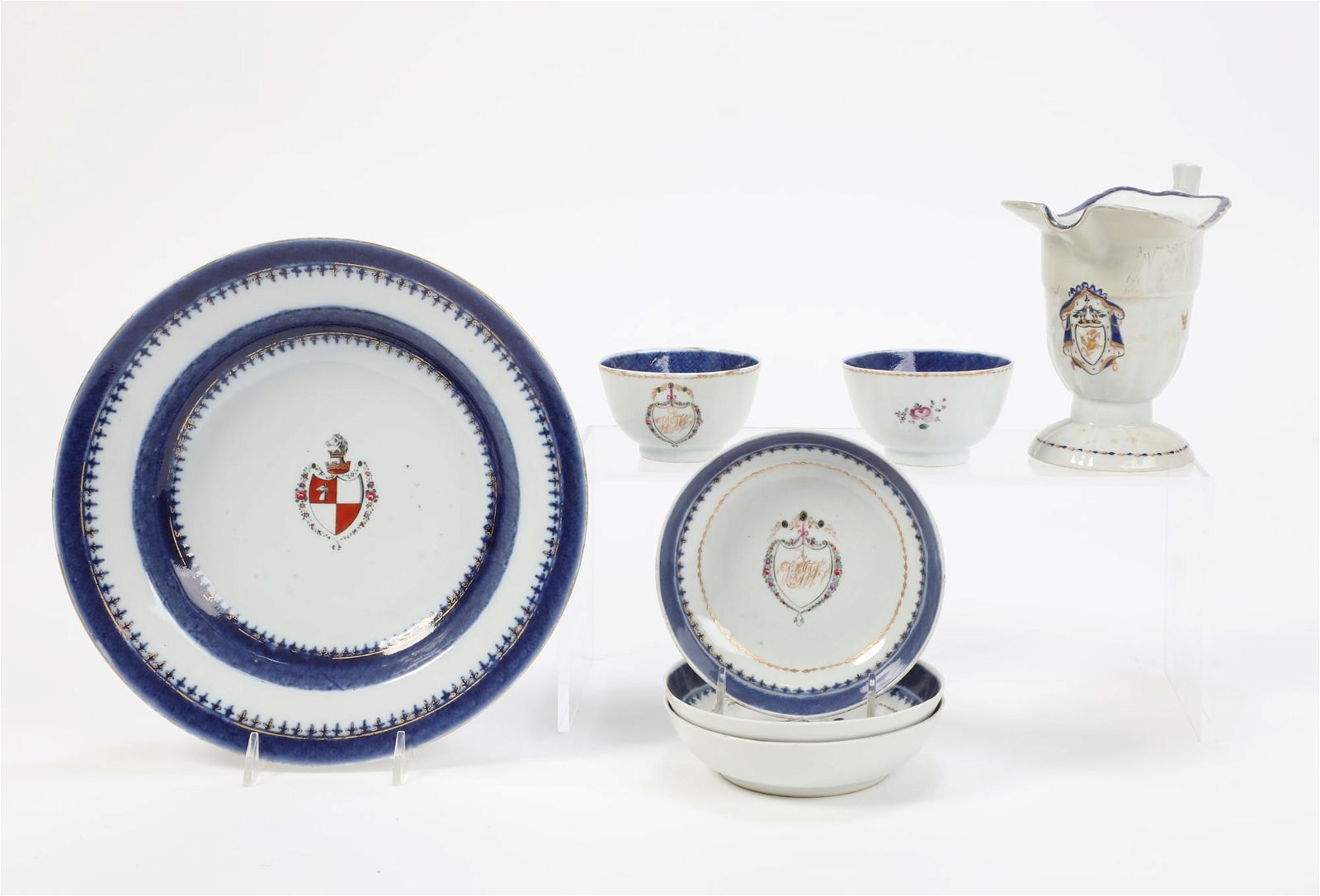 SEVEN CHINESE EXPORT PORCELAIN