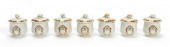 SEVEN, CHINESE EXPORT POTS DE