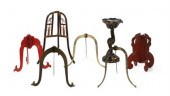 Seven Chinese hat stands  qing