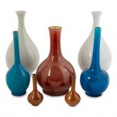 Seven Chinese Monochrome Glaze