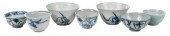 SEVEN CHINESE PORCELAIN TEA BO