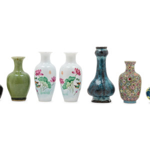 Seven Chinese Porcelain Vases