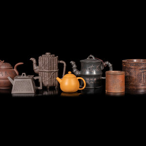Seven Chinese Pottery Tea