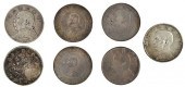 SEVEN CHINESE SILVER DOLLARS/Y