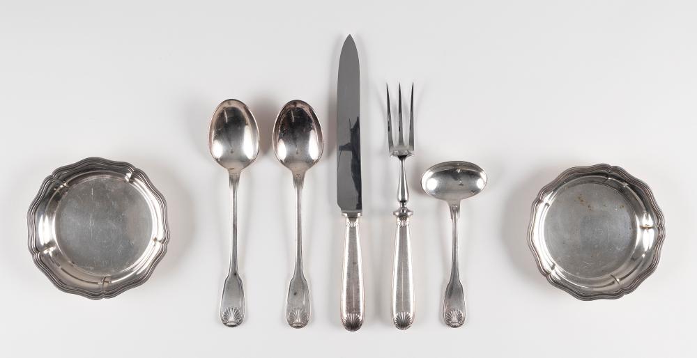 SEVEN CHRISTOFLE SILVER PLATED