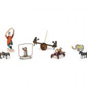 Seven Circus and Clown Toys
20