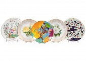 SEVEN COLLECTABLE PORCELAIN PL