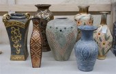 SEVEN CONTEMPORARY CERAMIC DEC