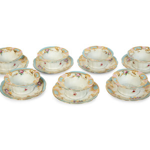 Seven Continental Porcelain