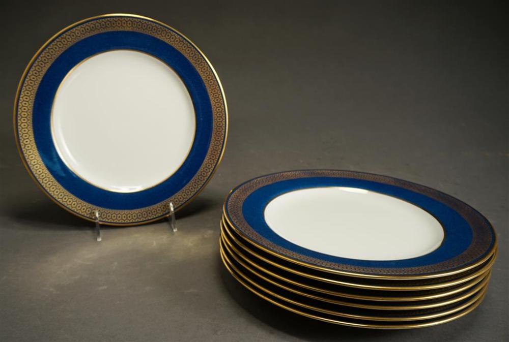 SEVEN COPELAND SPODE GILT AND