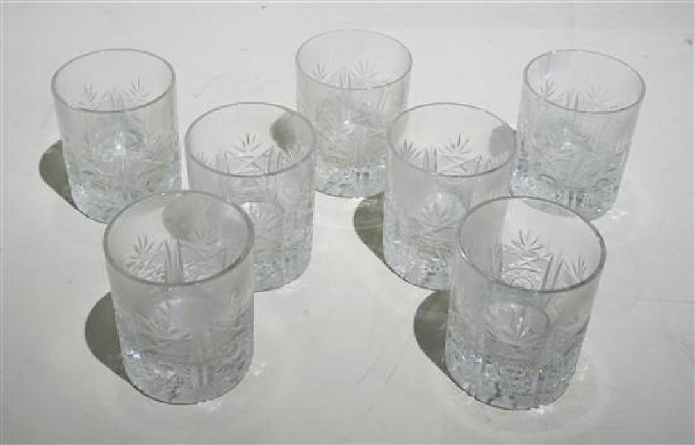 SEVEN CUT CRYSTAL OLD FASHIONED