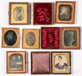 SEVEN DAGUERREOTYPE, TINTYPE,