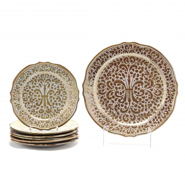 SEVEN DERUTA POTTERY PLATES Made in