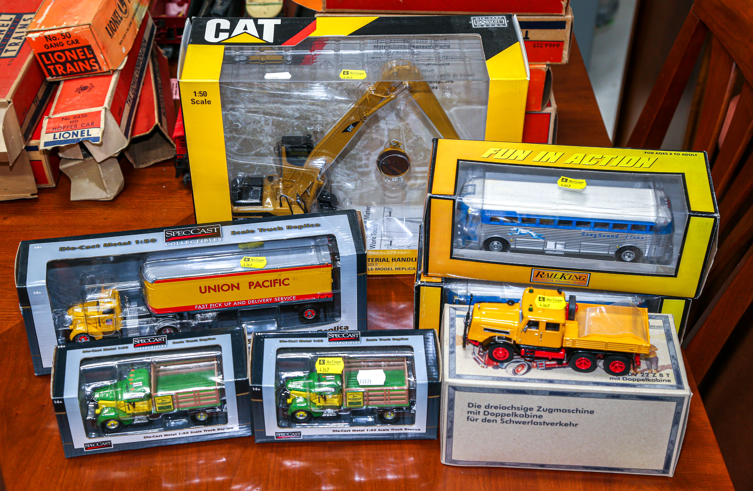 SEVEN DIE-CAST METAL VEHICLES