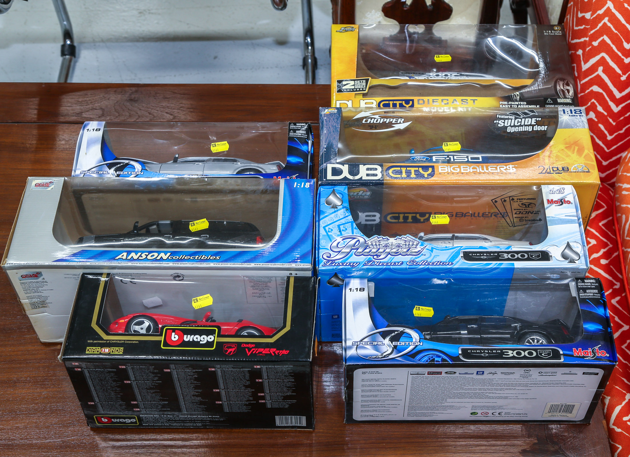 SEVEN DIE-CAST VEHICLES Including