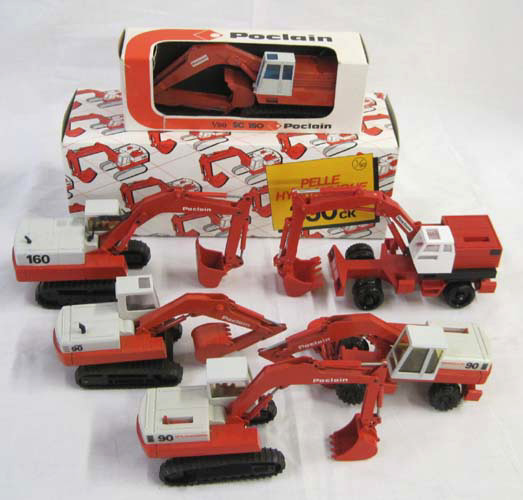 SEVEN DIECAST SCALE MODELS OF