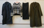 SEVEN DKNY GARMENTS, SIZES: P,