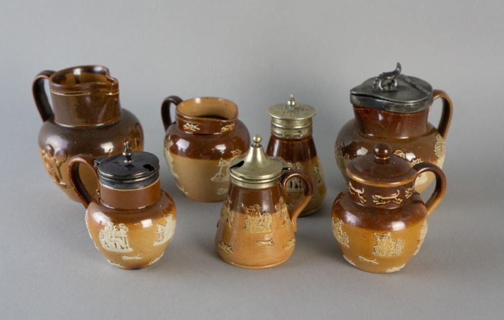 SEVEN DOULTON LAMBETH HARVEST AND