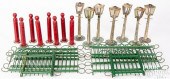 SEVEN EMBOSSED TIN TOY STREET