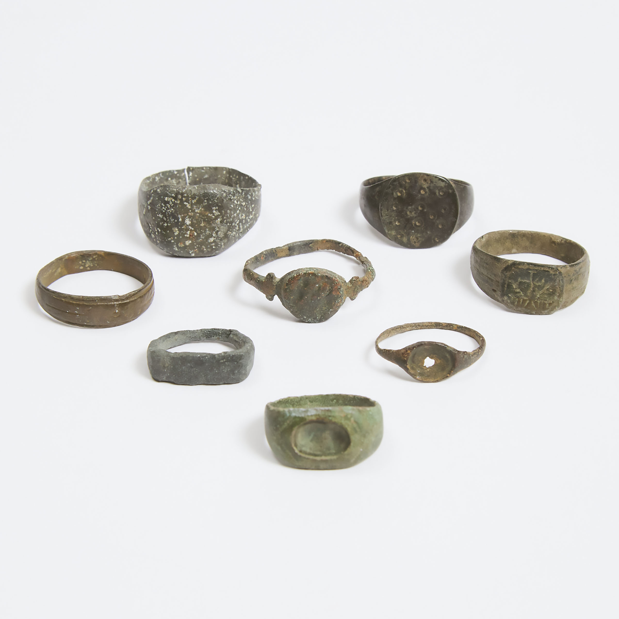 Seven Etruscan, Greek or Roman