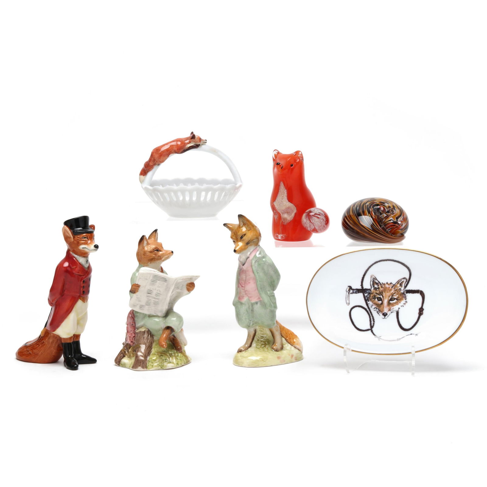 SEVEN FIGURAL FOX THEMED