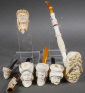 SEVEN FIGURAL TURKISH MEERSCHA