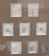 SEVEN FRAMED CONNECTICUT SHILL