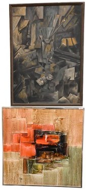 SEVEN FRAMED MID CENTURY MODER