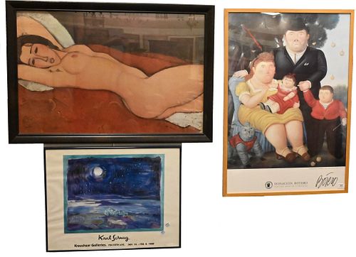 SEVEN FRAMED POSTERSSeven Framed