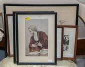 SEVEN FRAMED PRINTS Including