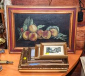 SEVEN FRAMED & UNFRAMED ARTWOR