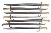 SEVEN FRENCH CHASSEPOT BAYONET