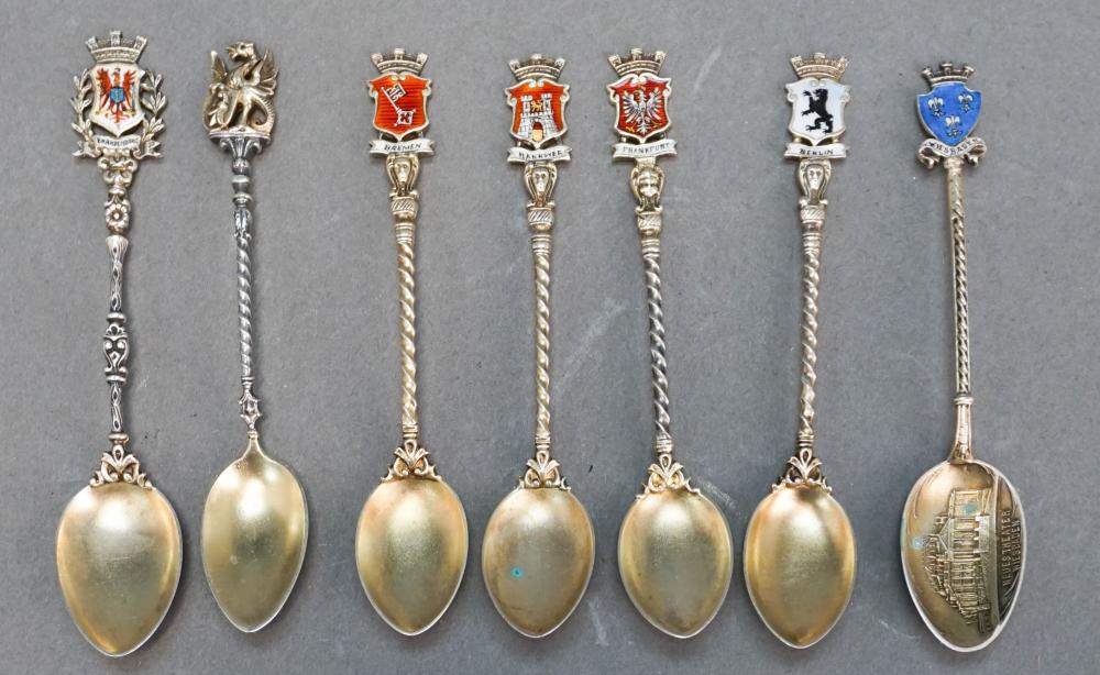 SEVEN GERMAN 800-SILVER SOUVENIR