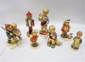 SEVEN GERMAN HUMMEL FIGURINES: