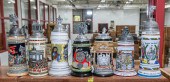 SEVEN GERMAN STEINS Including