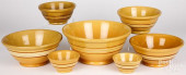 SEVEN GRADUATED YELLOWWARE MIX