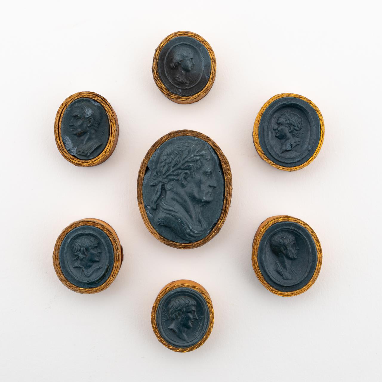 SEVEN GRAND TOUR INTAGLIO PLASTER