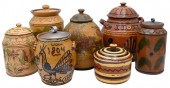 SEVEN GREG SHOONER REDWARE POT
